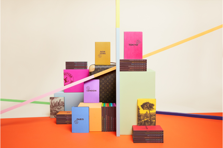 photo of the new collection of Louis Vuitton city guides
