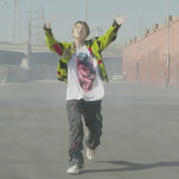 Korean rapper J-Hope dancing in his new video Chicken Noodle Soup