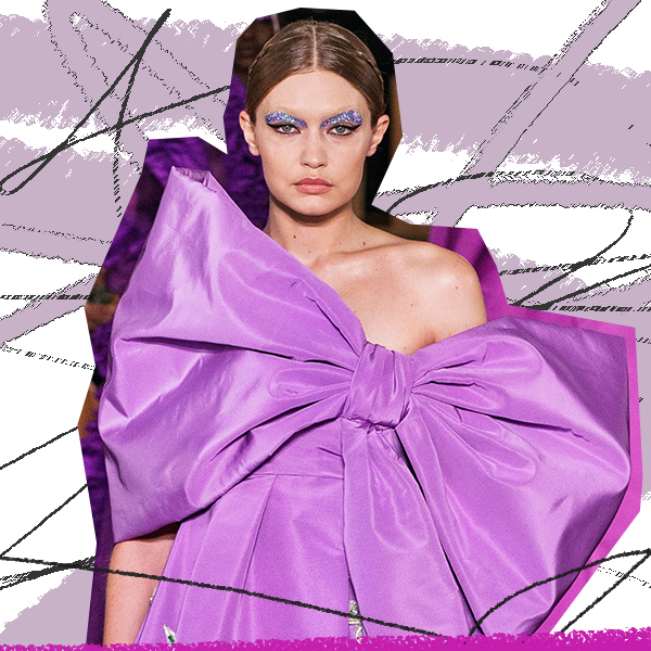 Gigi Hadid on the Paris Haute Couture Fall 2019 runway.