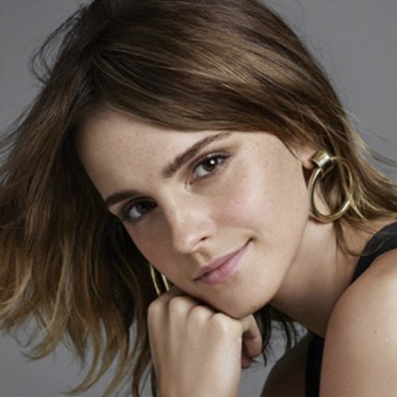 British actress and activist Emma Watson.