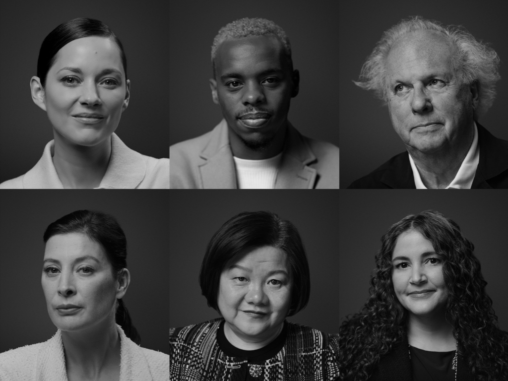 The six speakers in Chanel's film "Celebrity by".