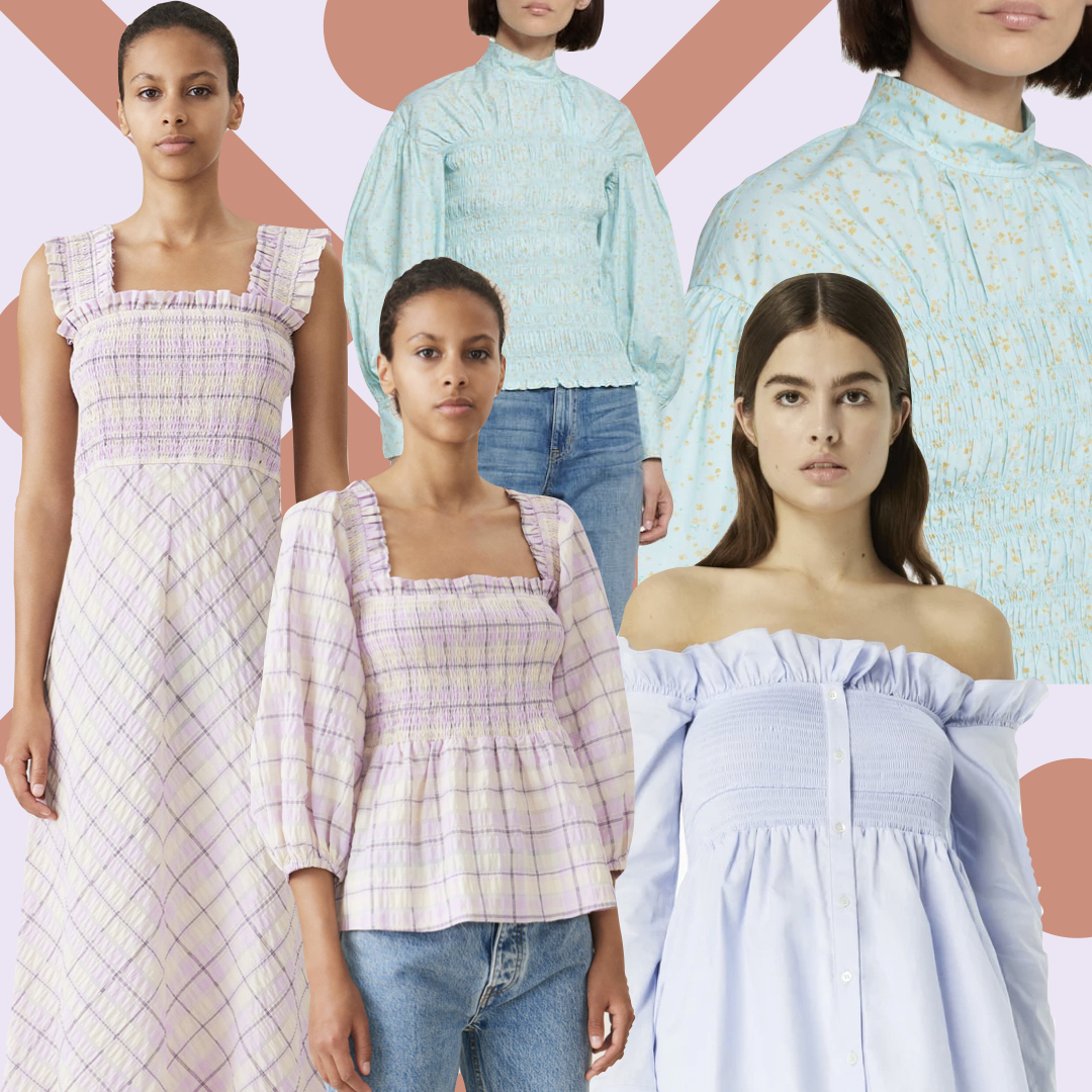 The story of smock embroidery: The tops and dresses of the moment new trend.