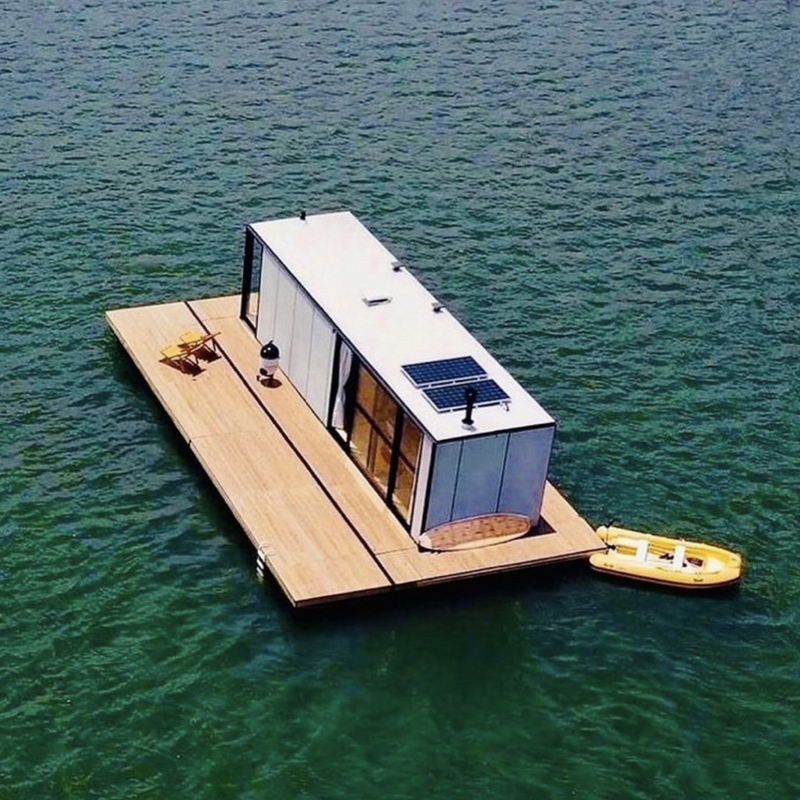 The best floating house, among the most liked Airbnb luxury locations.