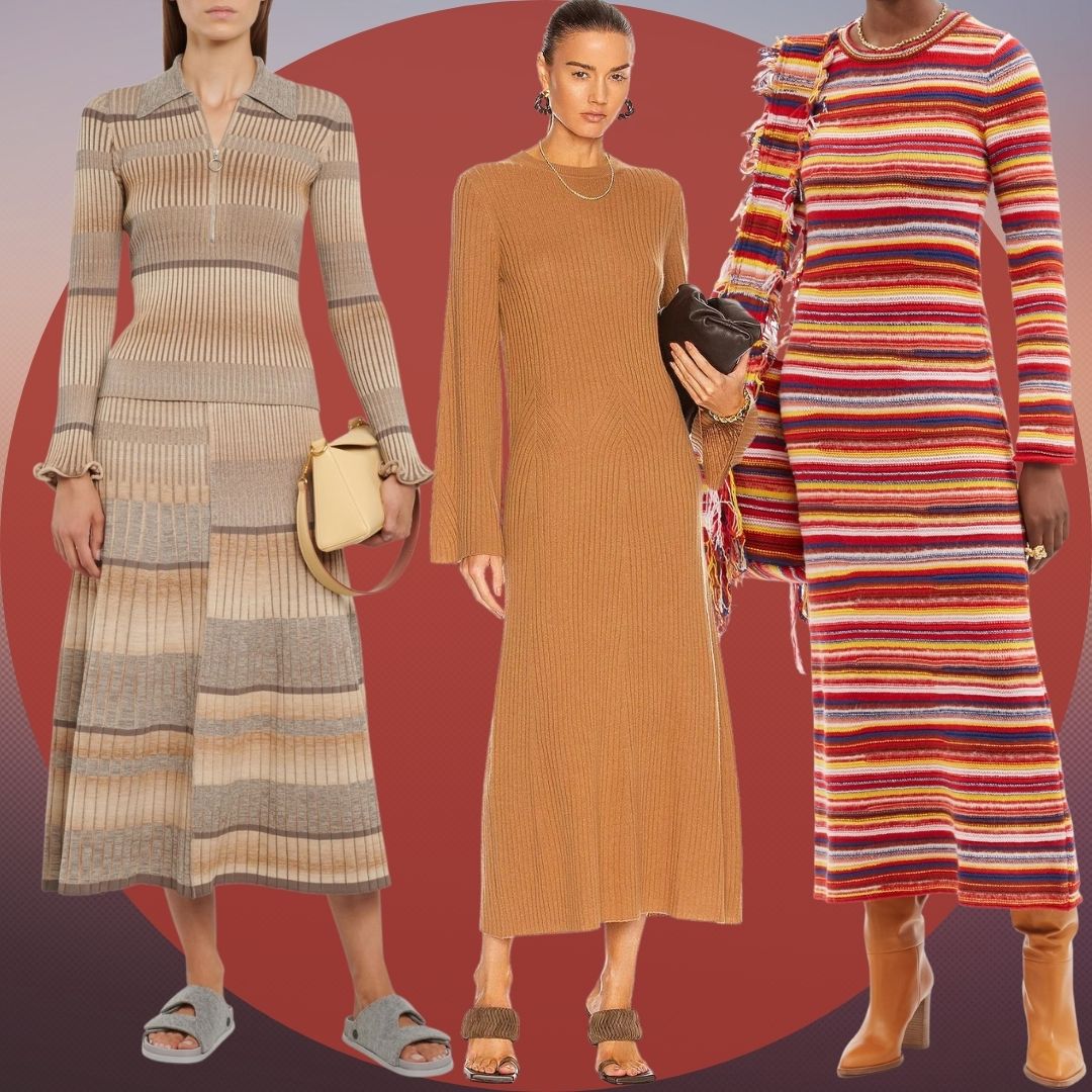 The most fashionable retails are betting on knitted dresses For Fall/Winter 21-22
