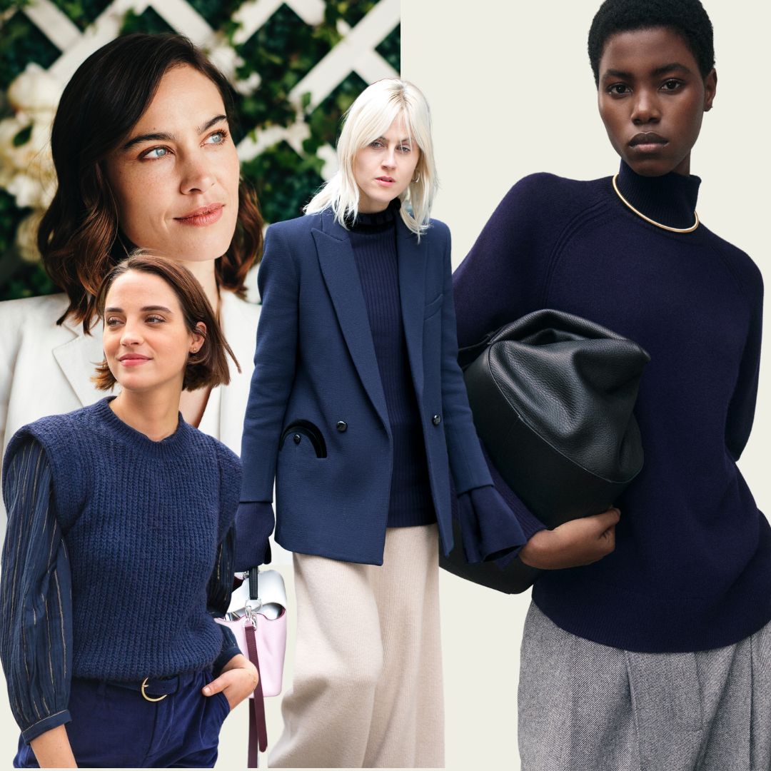 Simple & Chic: the timeless Navy Blue Sweater