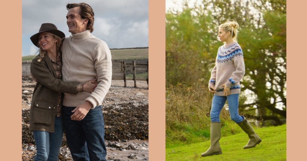 Sienna Miller's chic countryside looks in Anatomy of a scandal.