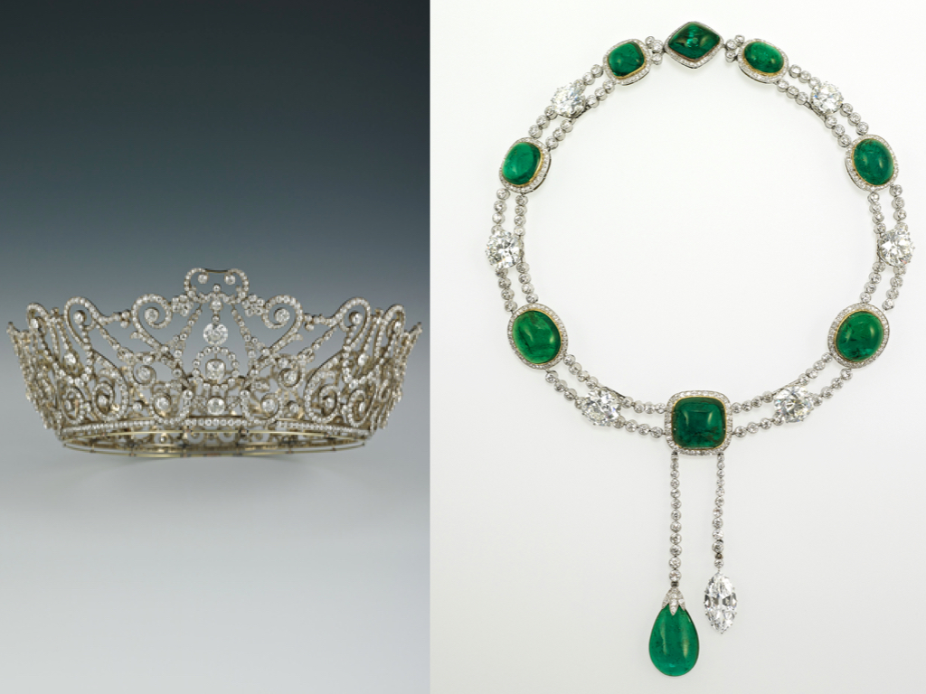 Queen Elizabeth's jewellery pieces that will go on display to celebrate her Platinum Jubilee.