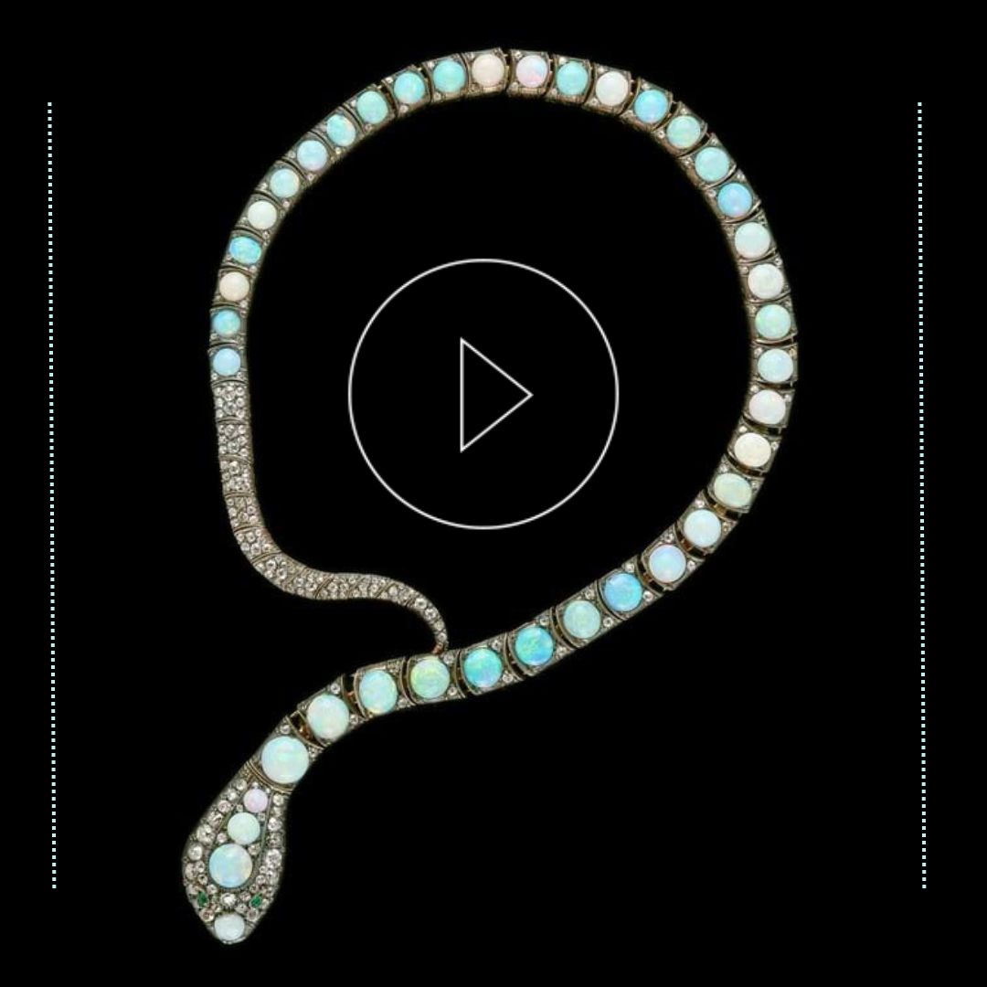 opal necklace worn by sarah jessica parker in auction at Dreweatts